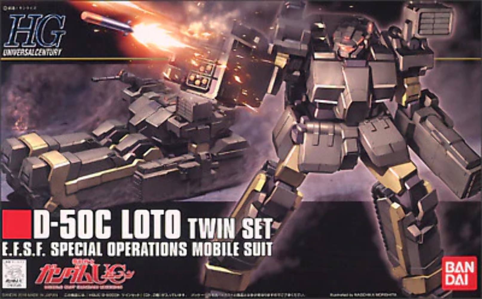 Bandai Hobby - #106 Loto Twin Set 1/144, Bandai HGUC