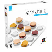 GIGAMIC Qawale Mini | Mensa Select | Travel-Friendly Wooden Abstract Strategy Board Game for Kids and Adults | Compact Stone Stacking Game | Learn in only 1 Minute | Ages 8+ | 2 Players | 15 Min