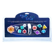 Gate Keeper Games & Dice: Solar System Dice - 14pc RPG Resin Set, Unique Die for Each Planet Or Solar System Object, Greek-Medieval Astronomy Symbols