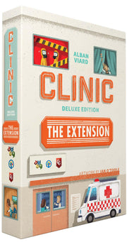 Capstone Games: Clinic Deluxe Extension 1 - Strategy Board Game, 1-4 Players, Ages 12+, 60-150 Min Game Time