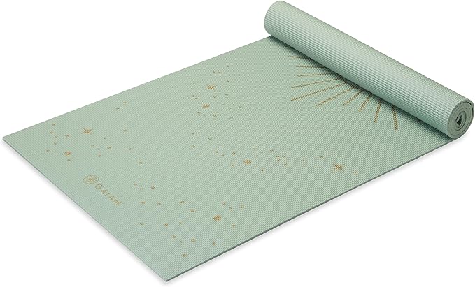 Premium 6mm Print Extra Thick Non Slip Exercise & Fitness Mat for All Types of Yoga, Pilates & Floor Workouts (68"L x 24"W x 6mm Thick) - Supernova Sky