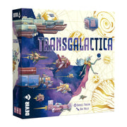 Transgalactica Board Game, Space Worker Placement and Engine Building Game