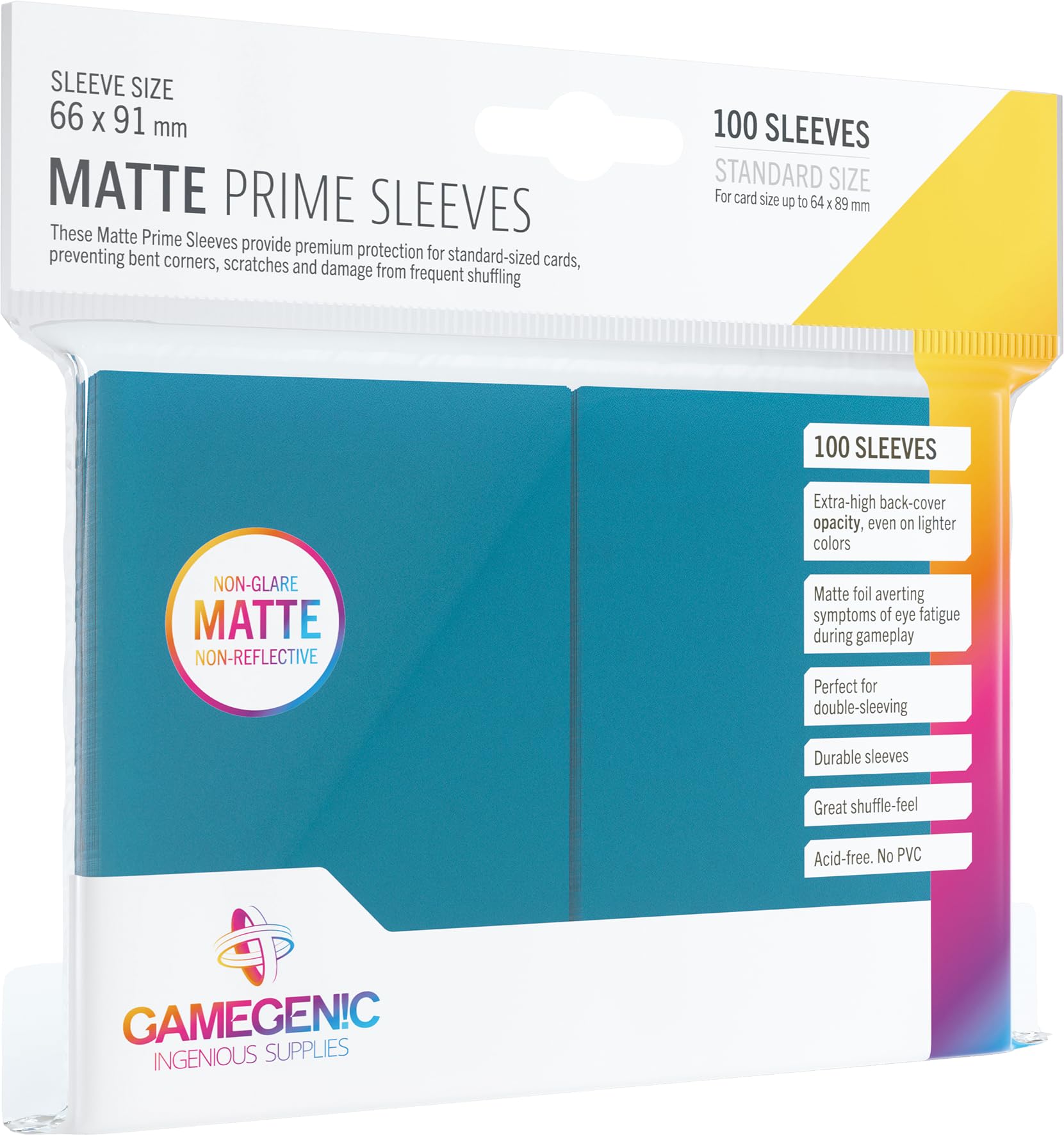 Deck Protector: Matte Prime: Blue (100)