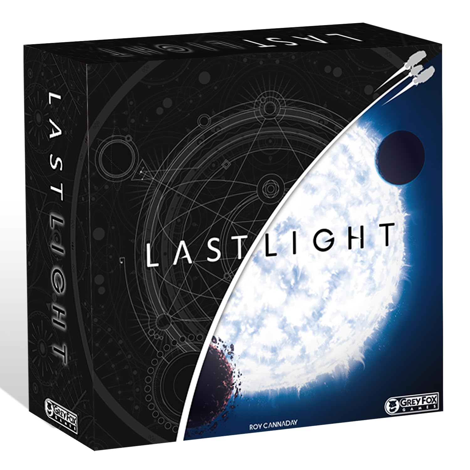 Grey Fox Games Last Light Board Game | Explore Space, Fight Your Friends, Control an Alien Race | Ages 14+ | 2-4 Players | 60 Minutes