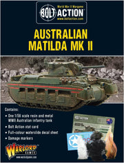 Australian Matilda II infantry tank