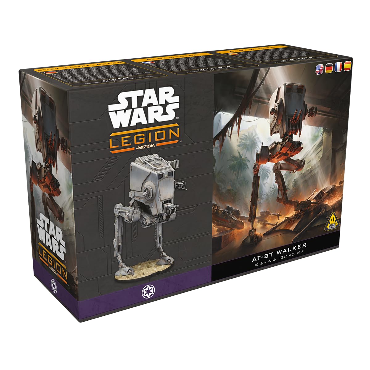 Asmodee Star Wars: Legion at-ST Walker - Tempest Force & Endor-Themed Imperial Expansion, Tabletop Miniatures Game, Strategy Game for Kids and Adults, Ages 14+, 2 Players, 3 Hour Playtime