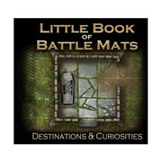 Little Book of Battle Mats - Destinations & Curiosities by Loke - Portable 6x6 RPG Battle Mats - Compact Maps for Fast Setup - Travel Ready with Versatile Terrain