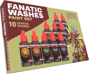 The Army Painter, Warpaints Fanatic Washes Paint Set, 10 x 18 ml Acrylic Paint - Model Paint Washes and Shades for Miniature Models, Warhammer & Dnd miniatures