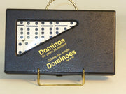 DBL 6 Dominoes Action Game, White