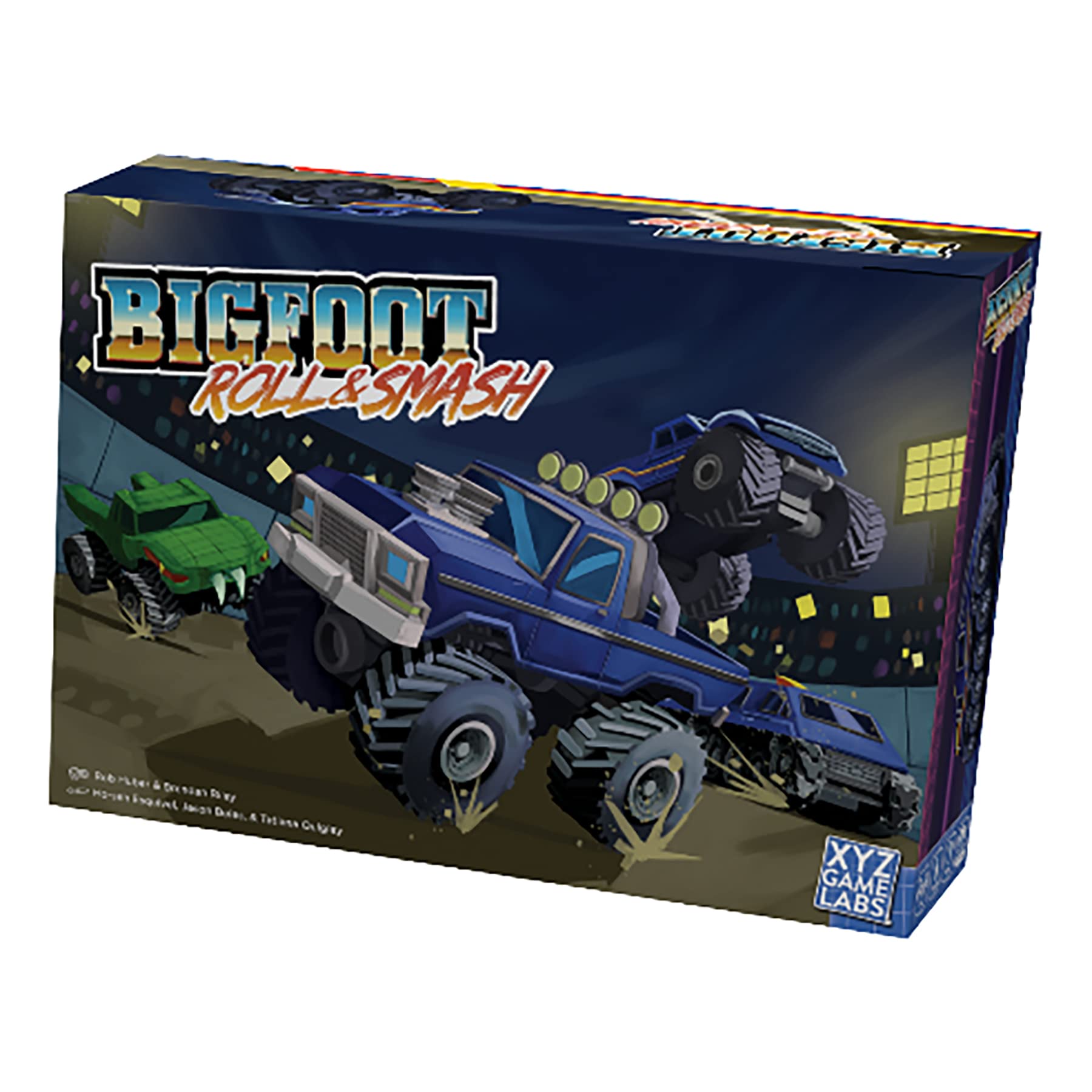 XYZ Game Labs | BIGFOOT: Roll & Smash | Dice and Puzzle Game | Press Your Luck Board Game | 2 to 4 Players | Ages 8+