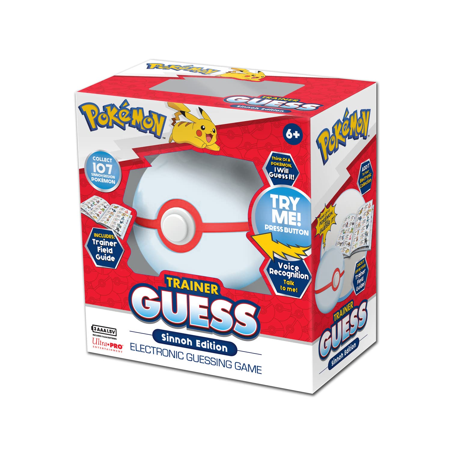 Ultra Pro Pokémon Trainer Guess Sinnoh Toy - Guess That Pokémon! Fun for Board Game & TCG Fans - Magic The Gathering, Card Binder - Challenge Friends & Family!