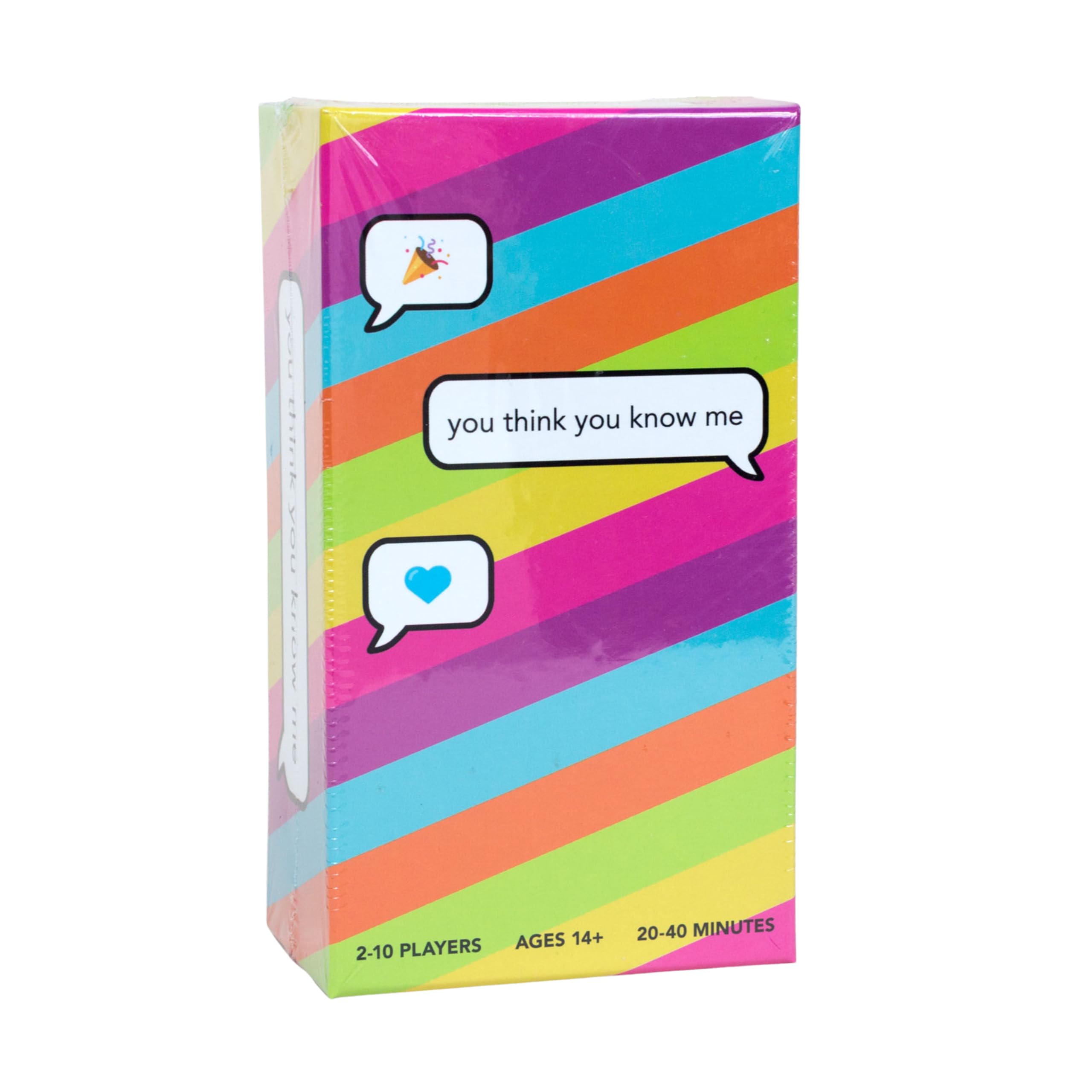 You Think You Know Me Conversation Card Game – Valentine’s Day Game for Couples Friends and Families – Relationship and Icebreaker Game with 500 Questions – Ages 14+ 2 to 10 Players