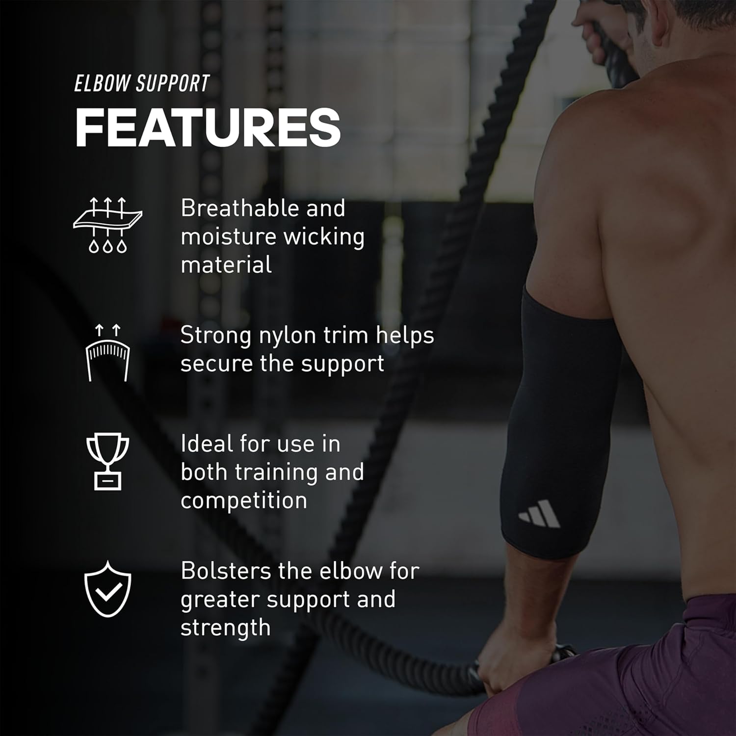 Adidas Classic Elbow Support Sleeve - M