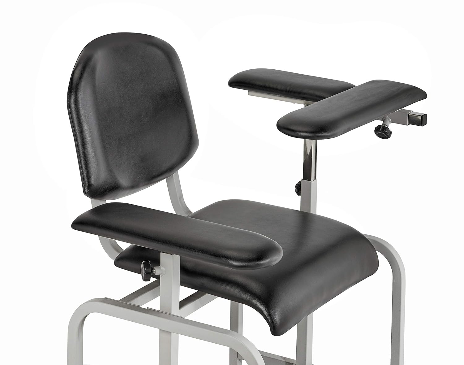 Black Padded Phlebotomy Blood Drawing Chair