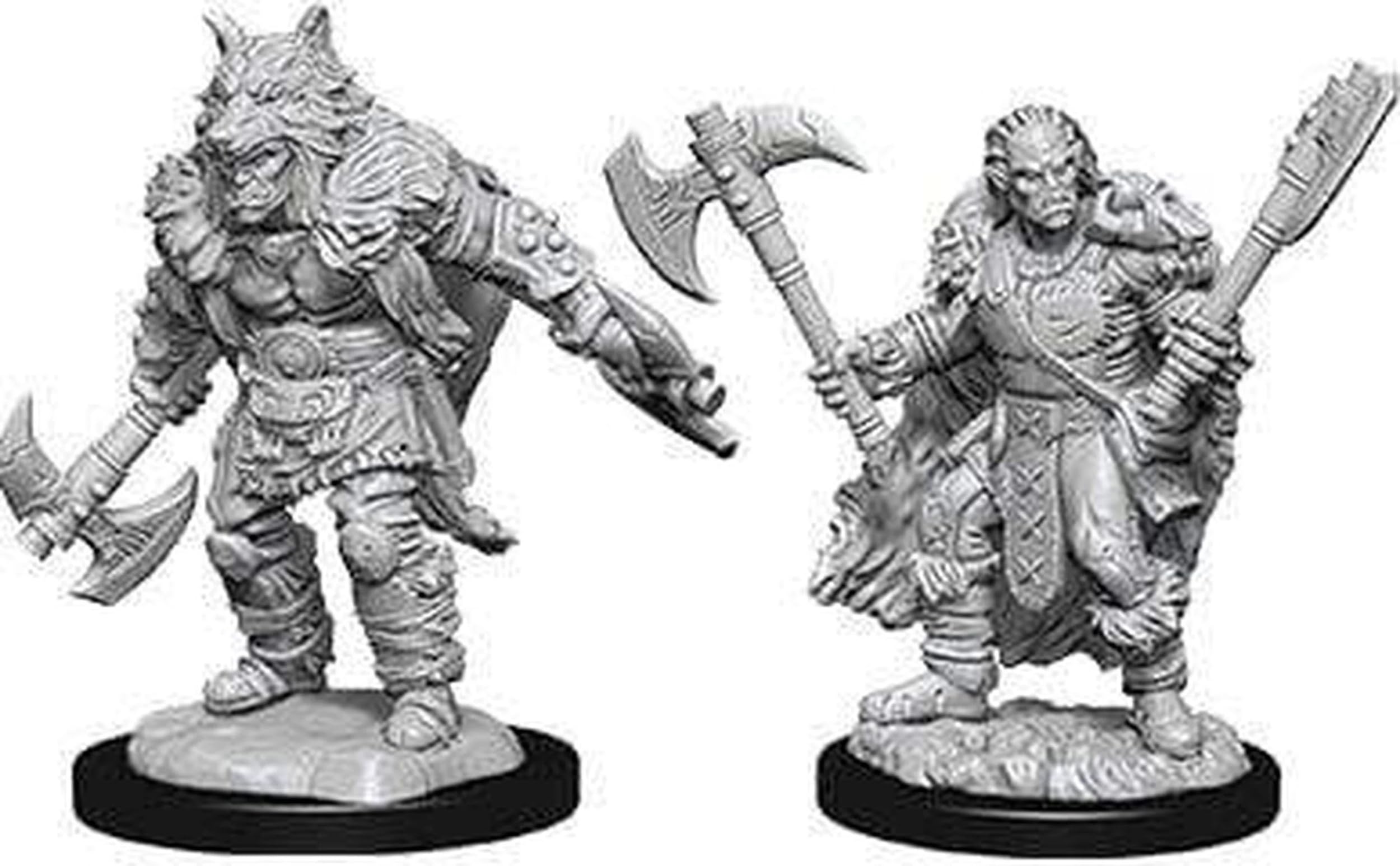 D&D Nolzur's Marvelous Miniatures - Male Half-Orc Barbarian