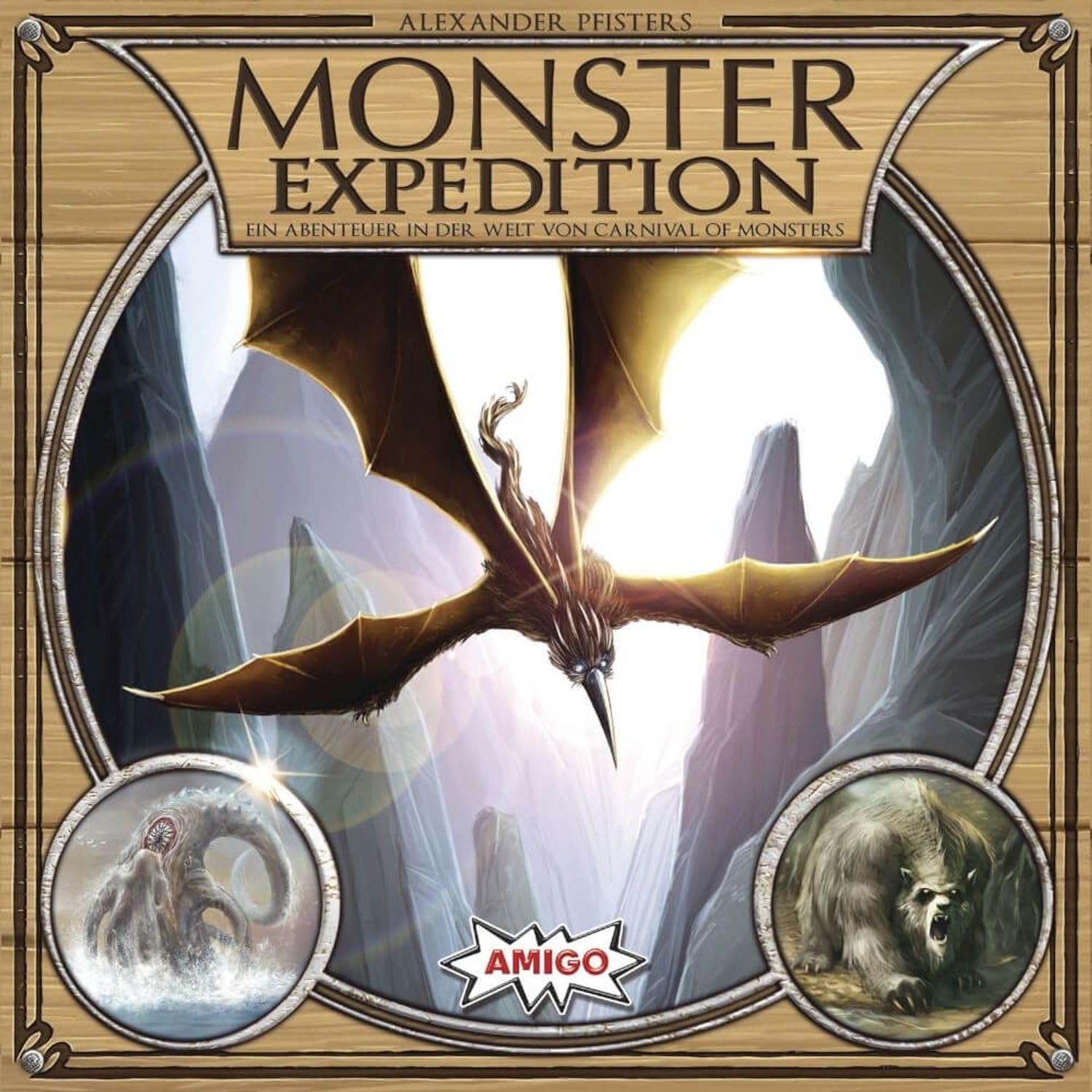 Amigo Games Alexander Pfister's Monster Expedition - Exciting Dice-Rolling Adventure Game for 1-4 Players Ages 12+ - Solo Challenges Included