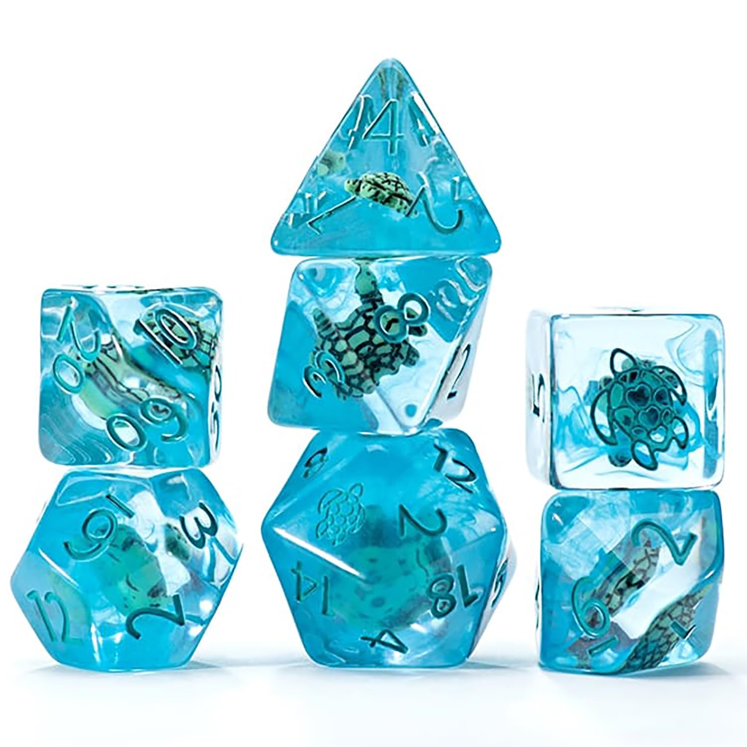 Gate Keeper Games Poly Set - Sea Turtle (7)