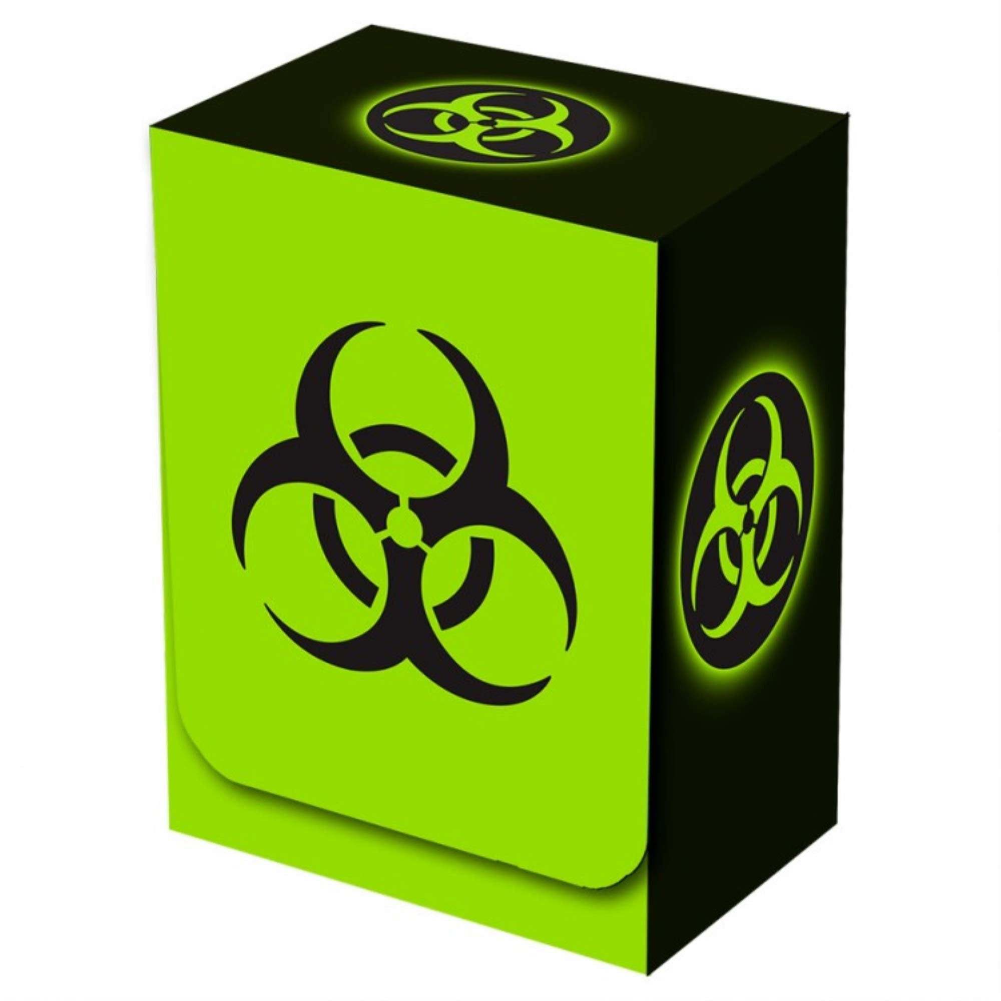 Legion Supplies: Absolute: Biohazard Card Sleeve Holder, Green, Polypropylene (PP), 100 Pieces
