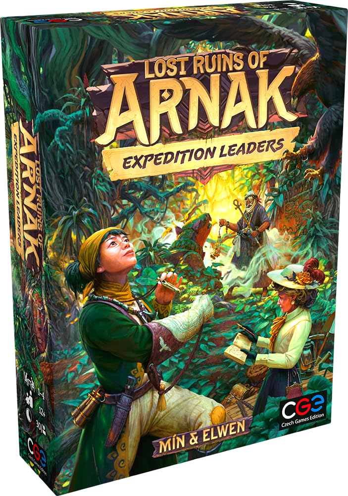 Lost Ruins of Arnak: Expedition Leaders | CGE Board Game | Player Role Expansion for Adventure Strategy Game