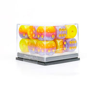 Sirius Dice Tahitian Sunset D6 Dice 18-Pieces Set, 12 mm Size