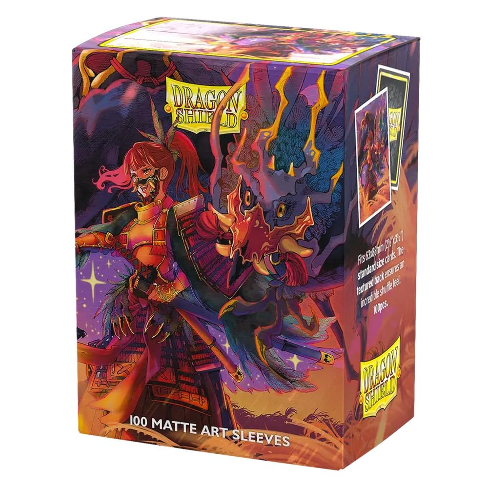 Dragon Shield | Matte Art Sleeves | The Fallen | 100 CT - Smooth & Tough Premium TCG Sleeves | Compatible with Pokemon, Flesh & Blood, One Piece & Magic The Gathering