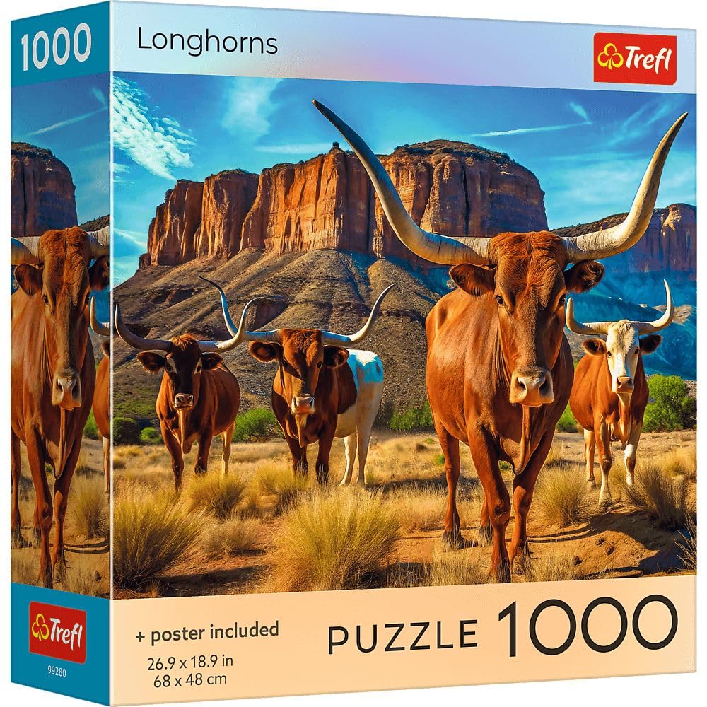 Puzzle: Longhorns 1000 Piece (PREORDER)