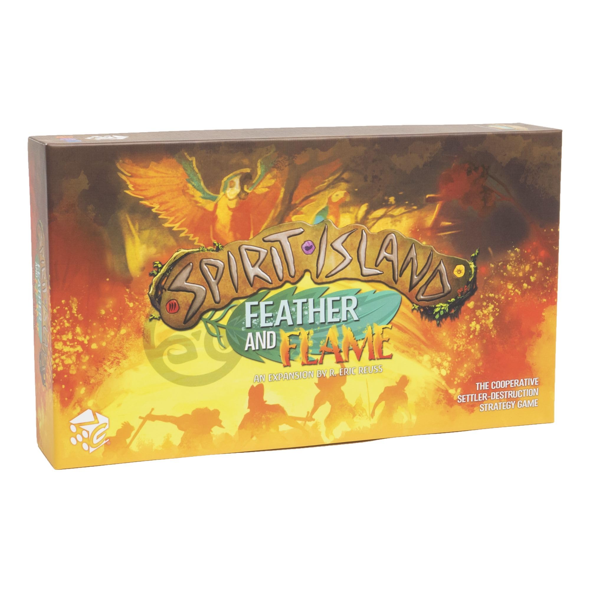 Greater Than Games | Spirit Island: Feather & Flame - Foil Panels | Cooperative Strategy Board Game Accessory | Premium Component Upgrade