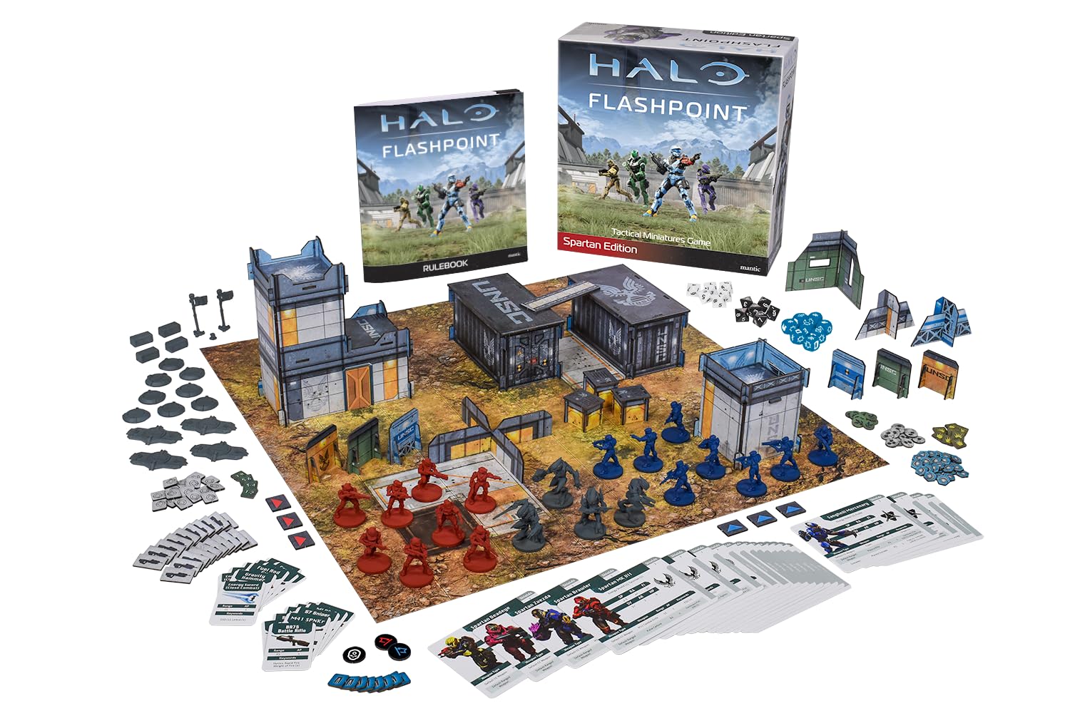 Mantic Games, Halo: Flashpoint - The Tactical Miniatures Game (Spartan Edition Starter Set)