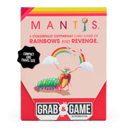Exploding Kittens Mantis Grab & Game 2-4 Players - Ages 7+ - 10 Minutes to Play - Travel Sized Cutthroat Matching Card Game - Party, Family Night, Kid and Adult Card Game