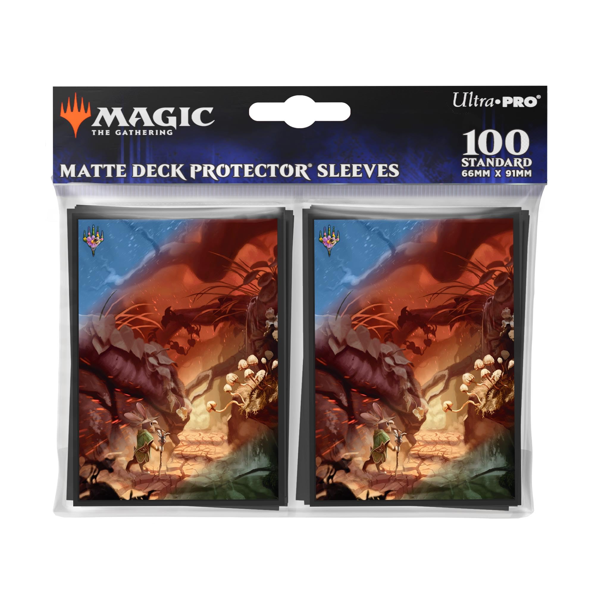 Ultra Pro - Magic The Gathering: Bloomburrow 100ct Deck Protector® MTG Sleeves Featuring Season Lands: Plains Summer, Protect and Store MTG Cards, Standard Size Card Sleeves