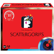 Winning Moves Scattergories 30th Anniversary Edition with Mechanical Timer Games USA, Timeless Family Game Enjoyed by Millions for Ages 12 and up, 2-6 Players (1229)
