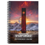 Ironsworn: Starforged - Reference Guide – Wire-Bound RPG Expansion Book, Modiphius Entertainment, Human Centric Science Fiction, 127 Pages, 6x9, Colorful Illustrations, New Resources & References