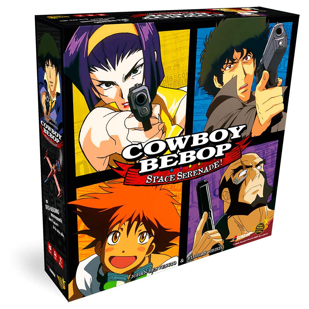 Japanime Games Cowboy Bebop: Space Serenade | from The Creator of Harmonies | Cooperate to Take Down Vicious | 1-4 Players | Ages 14+ | 30-90 Min Play Time