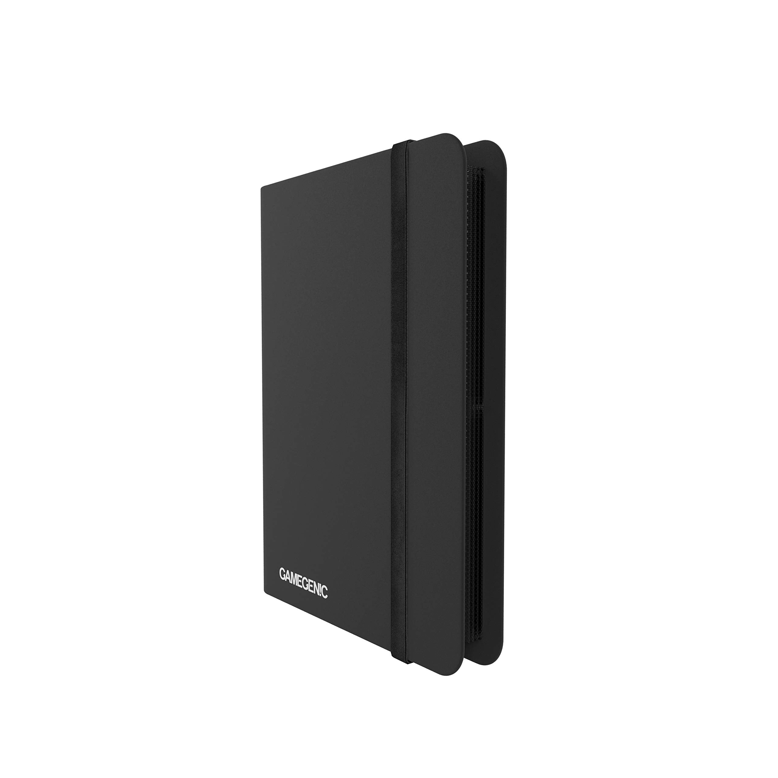 Casual Album 8-Pocket | Organize Standard and Japanese Size Collectible Cards | Premium Card Game Protector | Holds up to 160 Cards | Ideal for Playset Collections | Black Color | Made by Gamegenic