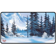 Ultra Pro Black Stitched Playmat: Bob Ross - Winter Paradise
