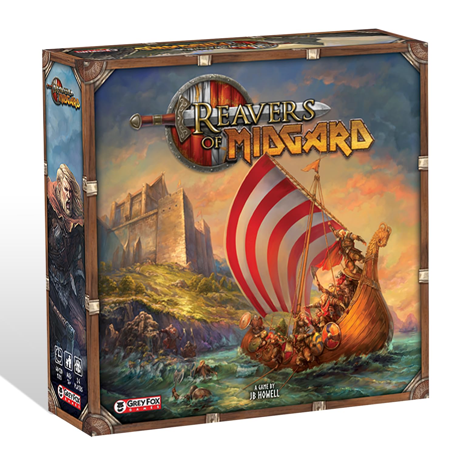 Grey Fox Games Reavers of Midgard | Viking themed Strategy Board Game | 2-4 players | 90 Minutes