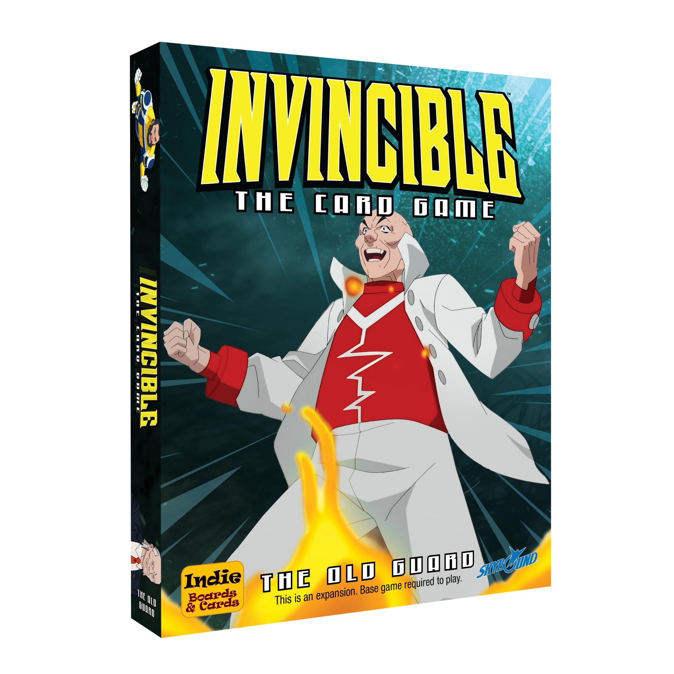 Invincible: The Card Game – The Old Guard Expansion | Skybound Tabletop Deck-Building Game Add-On | Ages 14+ | 2–4 Players