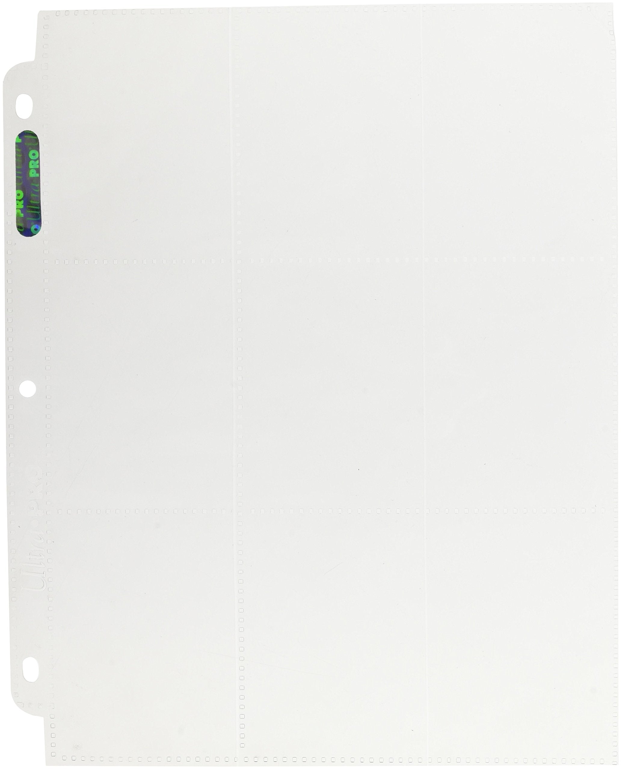 MLB 3-Hole Side-Load 9 Pocket Pages (100 Count)
