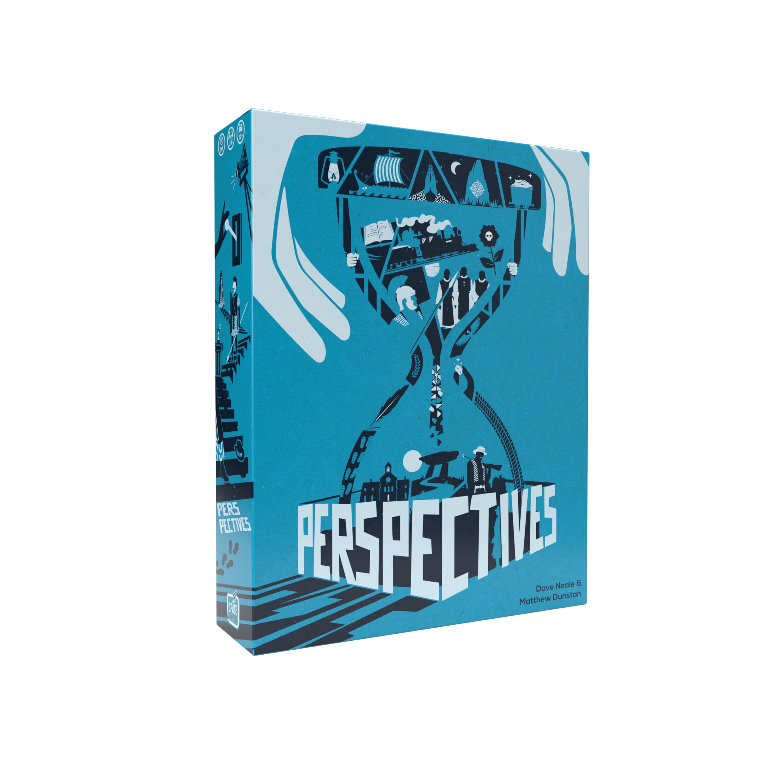 Perspectives (Blue Box) - Mystery Game, Cooperative Storytelling Game, Collaborative Detective Game for Kids & Adults, Ages 12+, 2-6 Players, 90 Minute Playtime, Made by Space Cowboys