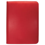 Ultra Pro 7442715903 Vivid 9 Pocket Zippered PRO-Binder Red