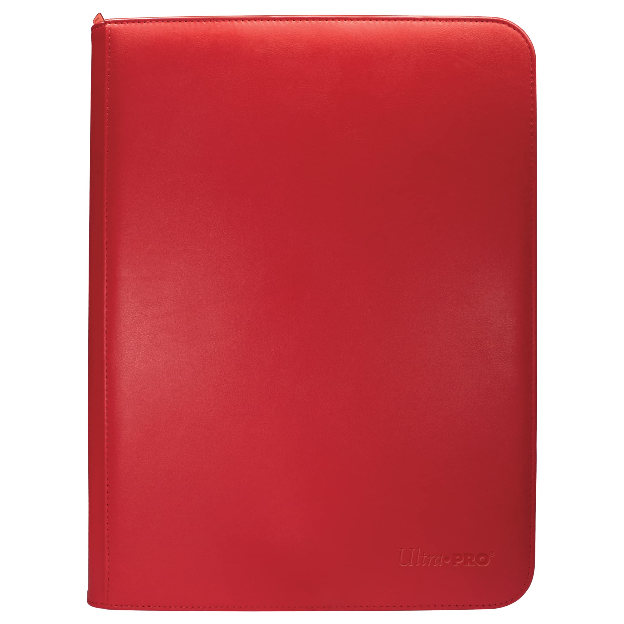 Ultra Pro 7442715903 Vivid 9 Pocket Zippered PRO-Binder Red
