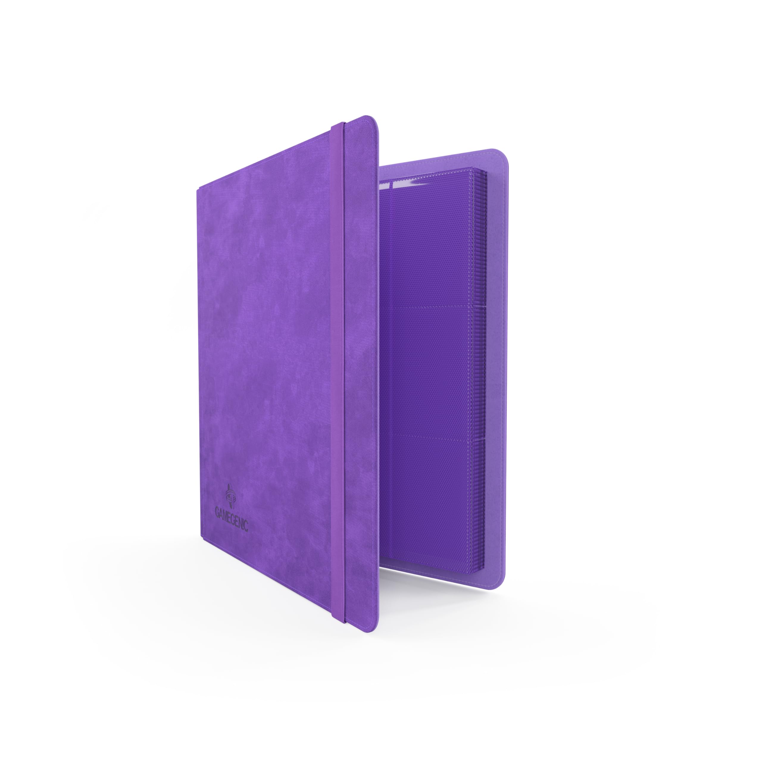 Gamegenic Prime Album 24-Pocket, Organize Standard and Japanese Size Collectible Cards, Premium Card Game Protector, Holds up to 480 Cards, Ideal for Playset Collections, Purple Color