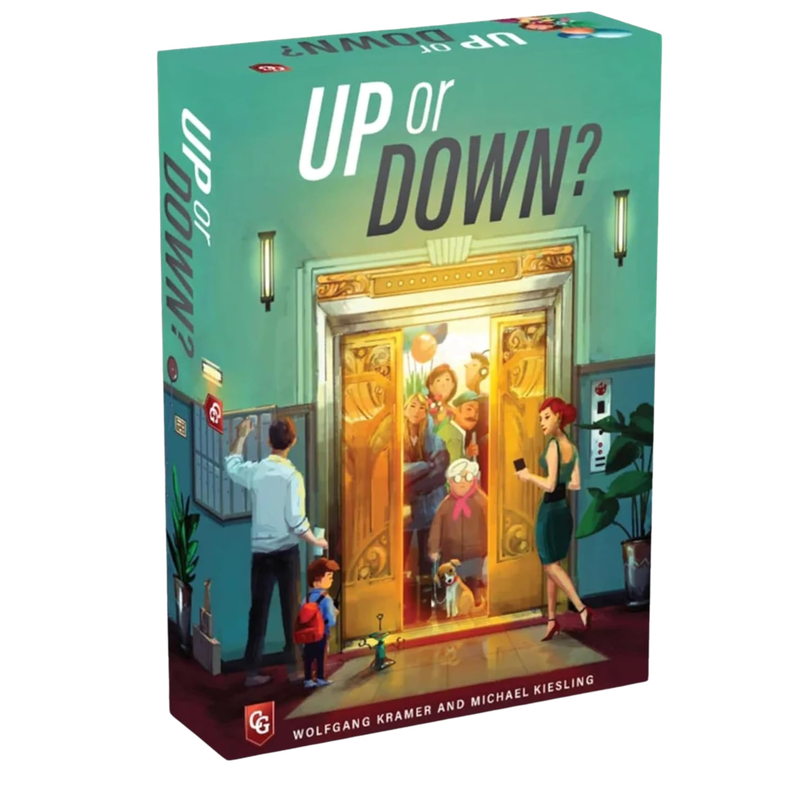 Capstone Games Up or Down? Card Game – Fun Family Card Game for 2-6 Players, Ages 8+ – Quick Play, Easy-to-Learn Strategic Card Game for Game Night, Fun Card Games for Adults & Kids