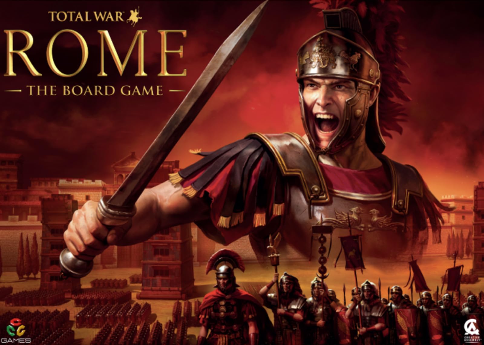 Plastic Soldier Company | Total War Rome The Board Game | Board Game for 1 to 4 Players Ages 10 and Up | Game in English