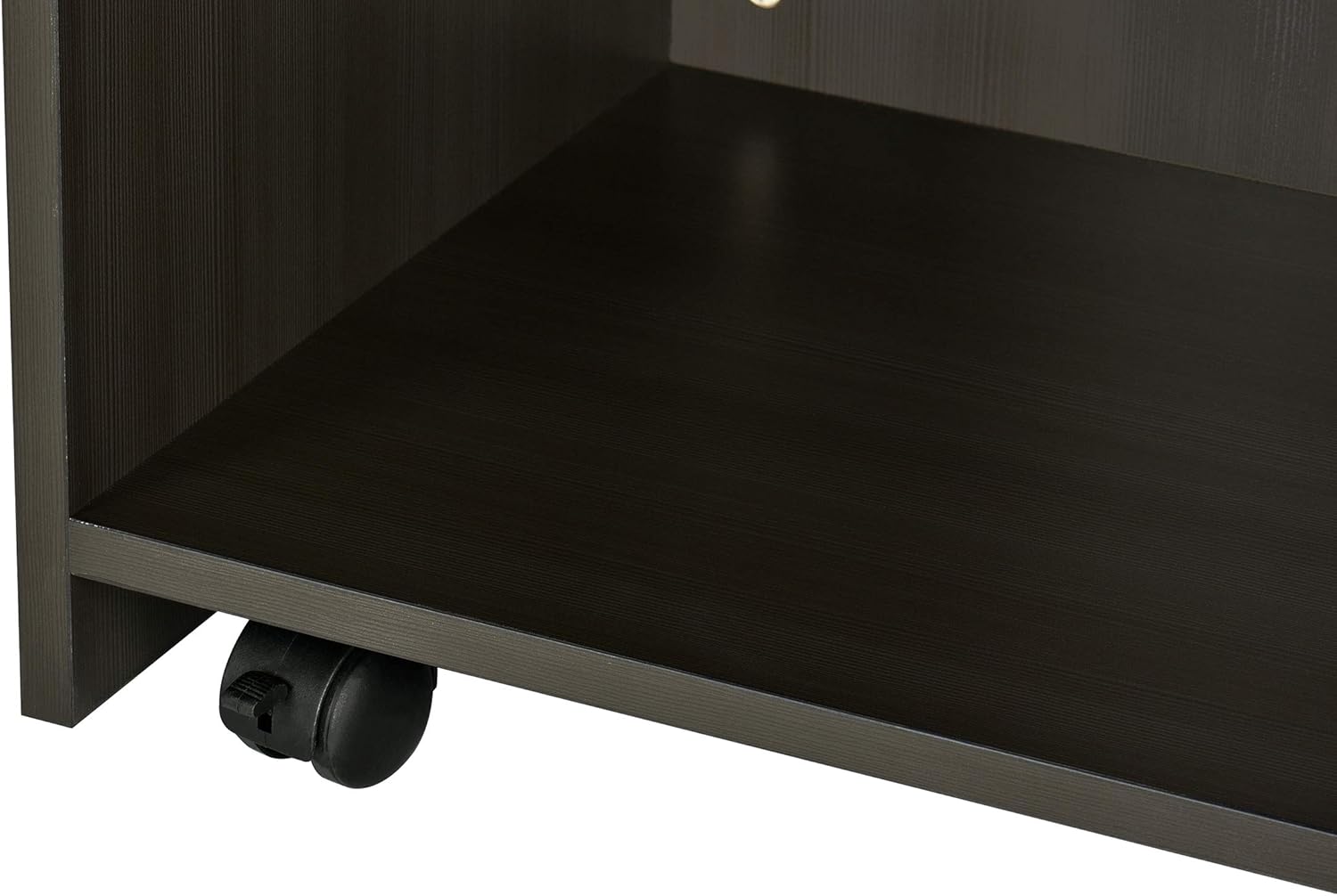 AdirOffice Black Wood Mobile Presentation Lectern Stand with Shelves with Black Presentation Stand Podium Lectern Cover