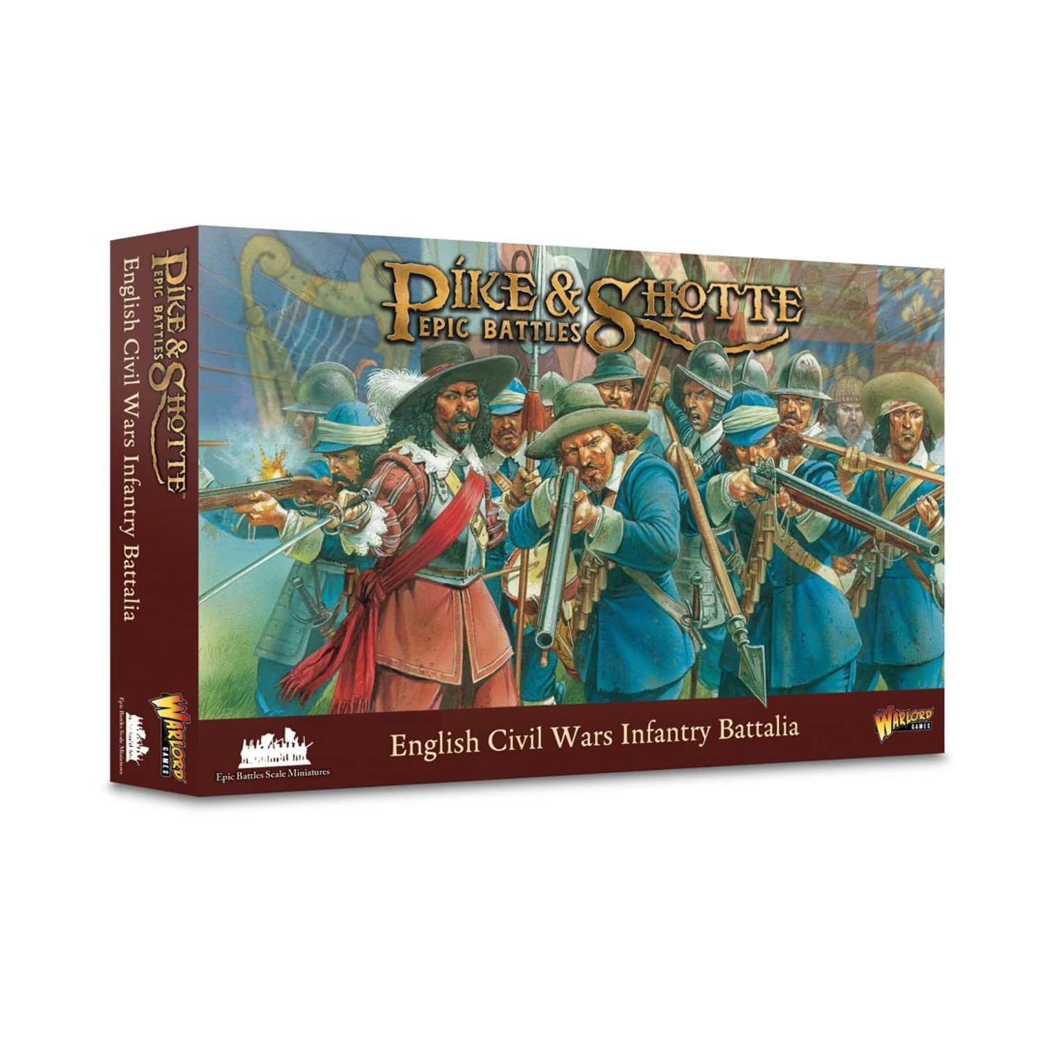 Warlord Games Pike & Shotte Epic Battles English Civil Wars Infantry Battalia Military Table Top Wargaming Plastic Model Kit 212013001