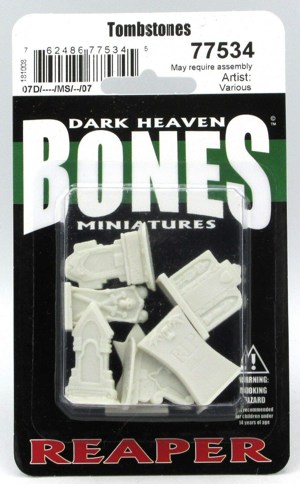 Bones: Mini - Reaper Bones USA 77534 Tombstones (10ct)