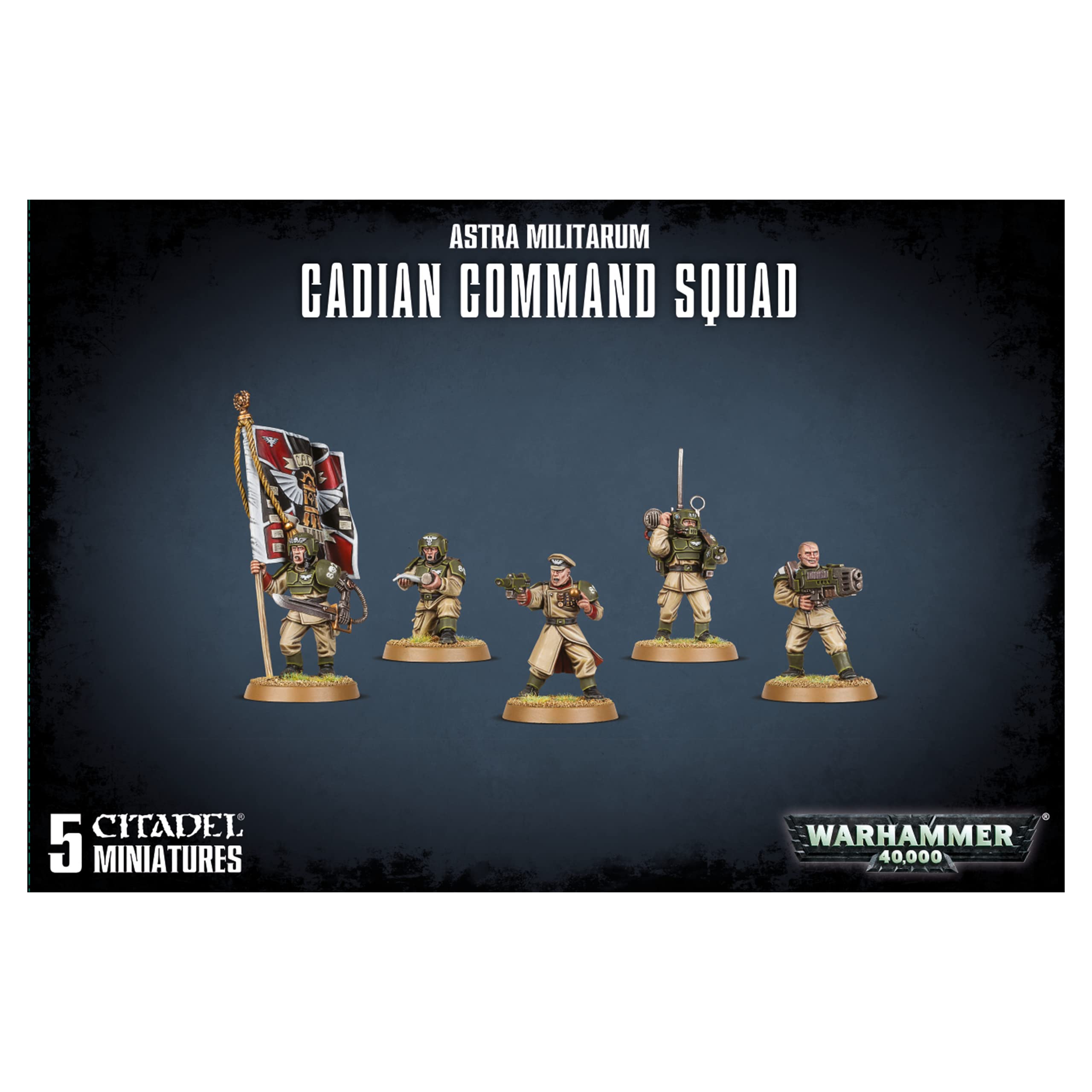 Cadian Command Squad Plastic Warhammer 40K by Games Workshop