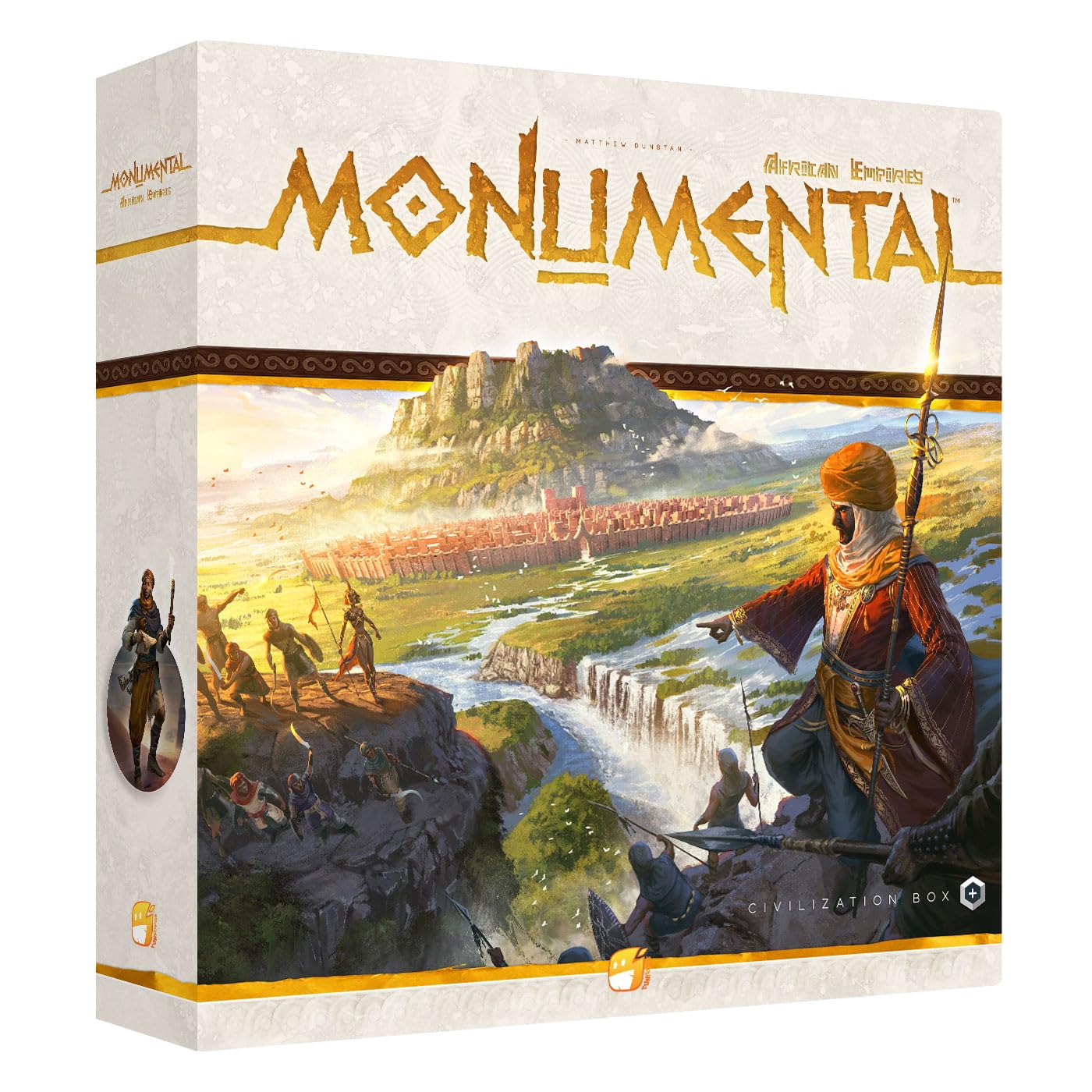 Monumental - Civilization & Deckbuilding Board Game, Adults & Family, Ages 10+, 2-4 Players