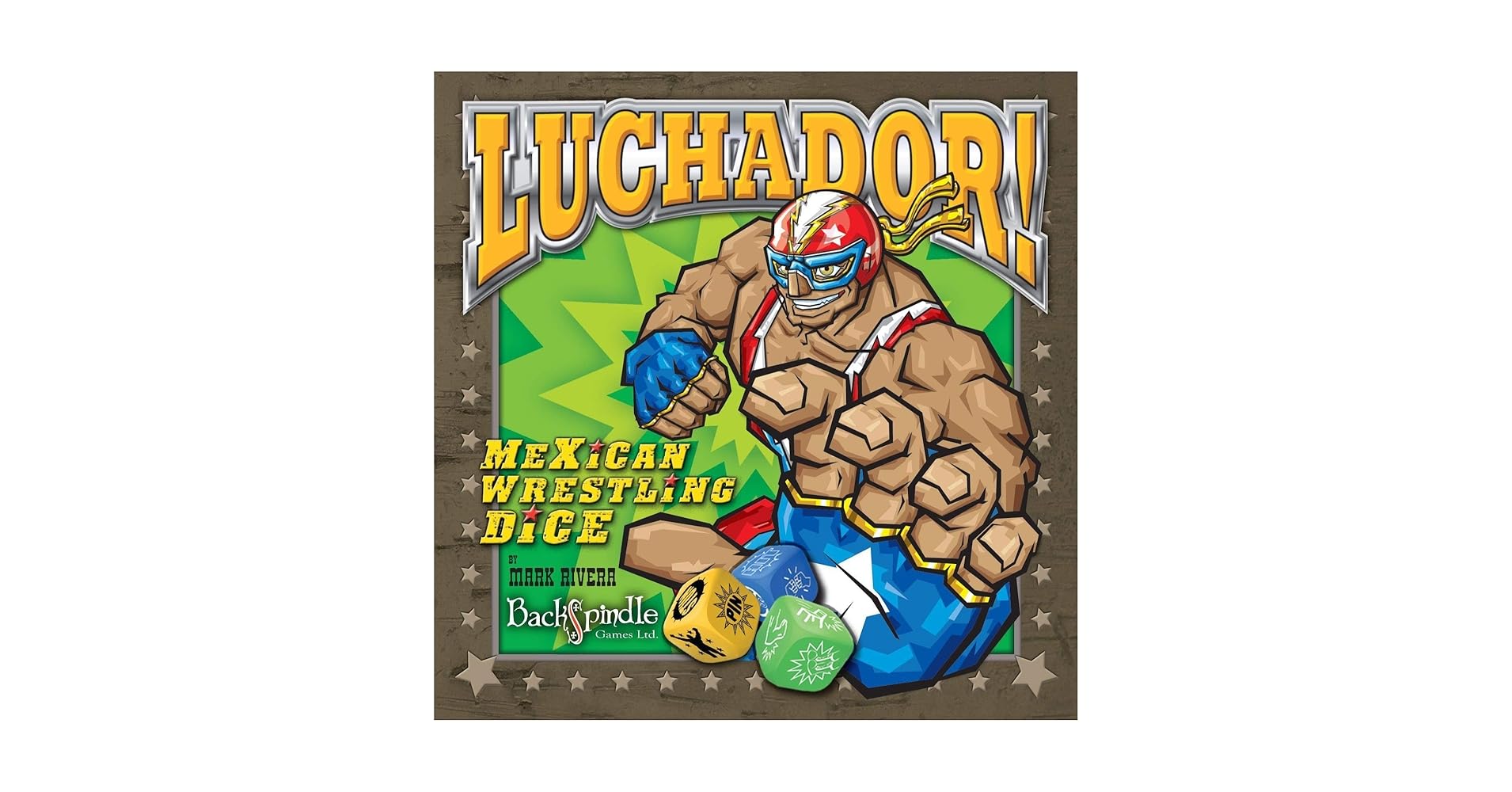 BackSpindle Games Luchador! Mexican Wrestling-Dice (410502NJD)